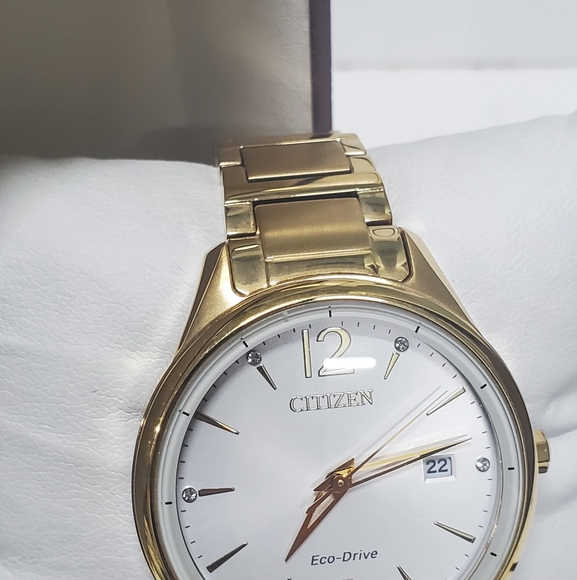 NEW Citizen Chandler FE6102-53A Ladies 37mm Silver Dial MSRP $295 main image 3